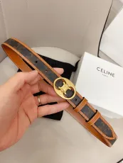 セリーヌベルトCELINE 2023新作 プリント レザーベルト