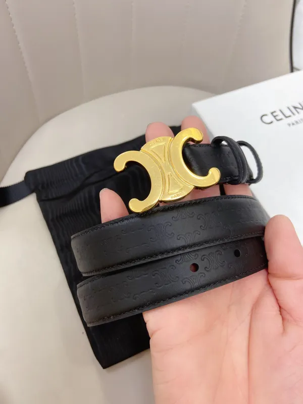 セリーヌベルトCELINE 2023新作 ロゴ レディース ベルト
