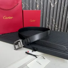 カルティエベルトCARTIER 2023新作 パラジウムプレート ピンバックルベルト