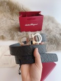 フェラガモベルトFerragamo 2023年新作 ツリーケーキ レザーベルト
