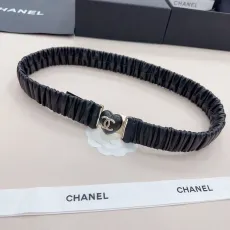 シャネルベルトCHANEL 2023年新作 シープスキン エラスティックベルト