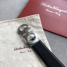 フェラガモベルトFerragamo 2023年新作 メンズ ダブルサークル オートマチック バックル ベルト