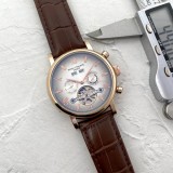 パテックフィリップ時計PATEK PHILIPPE 2023 新作 ビジネス カジュアル メンズ 5針 多機能 大型フライホイール 機械式時計