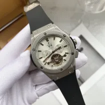 ウブロ時計HUBLOT 2023年新作 5針フライホイール メカニカル メンズ 腕時計