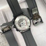 ウブロ時計HUBLOT 2023年新作 5針フライホイール メカニカル メンズ 腕時計