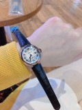 カルティエ時計CARTIER 2023年新作 ブルーバルーンシリーズ ピュアレザーストラップ ウォッチ