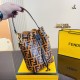 フェンディバッグFENDI 2023新作 レトロ老眼 バケットバッグ