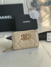 シャネル財布CHANEL 2023新作 ラージ リンジ スモール ジッパー 小銭入れ