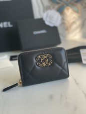 シャネル財布CHANEL 2023新作 ラージ リンジ スモール ジッパー 小銭入れ