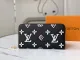 ルイヴィトン財布LOUIS VUITTON 2023新作 プリント キャンバス ジッパー 小銭入れ