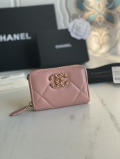 シャネル財布CHANEL 2023新作 ラージ リンジ スモール ジッパー 小銭入れ