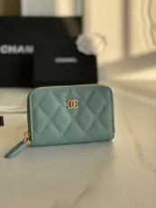 シャネル財布CHANEL 2023年新作 ハードウェア スモール ジッパー 菱形 小銭入れ