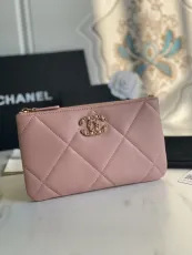 シャネル財布CHANEL 2023新作 ラムスキン クラッチウォレット
