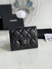 シャネル財布CHANEL 2023 新作ダブルレイヤー カード ホルダー
