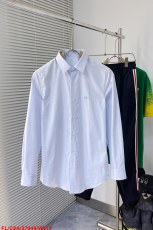 フェラガモ服Ferragamo 2023年新作 ホースビットロゴ刺繍 メンズ ビジネスカジュアルシャツ