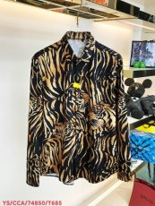 サンローラン服Yves Saint Laurent 2023年新作 メンズ カジュアル 長袖シャツ