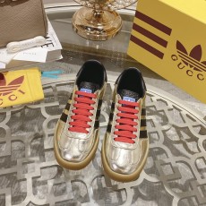 グッチ靴GUCCI 2023年新作adidas連名カップルカジュアルスポーツシューズ