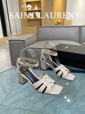 サンローラン靴Yves Saint Laurent 2023年新作パテントレザーサンダル