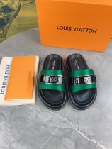 ルイヴィトン靴LOUIS VUITTON 2023新作 型押しロゴ型押しサンダル・スリッパ