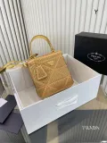 プラダバッグPRADA 2023新作 キラキラダイヤモンド トートバッグ
