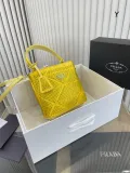 プラダバッグPRADA 2023新作 キラキラダイヤモンド トートバッグ