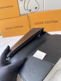 ルイヴィトン財布LOUIS VUITTON 2023年新作 スーツクリップ m80503 ブラック エンボス柄プリント