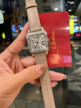 カルティエ時計CARTIER 2023新作 サントス 極薄 デュモンシリーズ レディース 腕時計