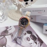ロレックス時計Rolex 2023 新しい女性の虹色の正方形のダイヤモンドの腕時計