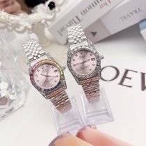 ロレックス時計Rolex 2023 新しい女性の虹色の正方形のダイヤモンドの腕時計