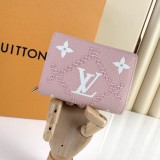 ルイヴィトン財布LOUIS VUITTON 2023年新作 M81139 81212 刺繍 ピンク 財布