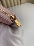ルイヴィトン財布LOUIS VUITTON 2023新作 M81141 刺繍 ピンク ジッパーウォレット