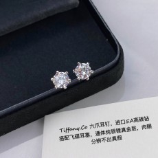 ティファニー指輪Tiffany Co 2023年新作 6本爪 スタッド ピアス