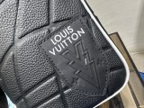 ルイヴィトンバッグLOUIS VUITTON 2023新作 ブラック フルレザー トイレタリーバッグ