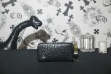 クロムハーツ財布CHROME HEARTS 2023新作 クロコダイル ロングジッパー クロコダイルウォレット