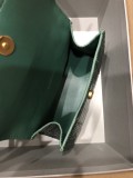 バーバリーバッグBURBERRY 2023新作 クロコダイル ダークグリーン ゴールドバックル 砂時計バッグ