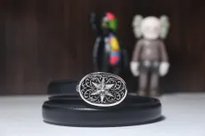 クロムハーツベルトCHROME HEARTS 2023新作 ヘキサグラム ベルト
