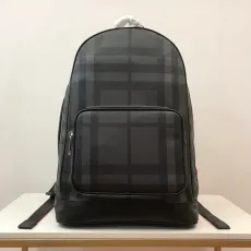 バーバリーバッグBURBERRY 2023新作 チェック柄＆レザー リュックサック