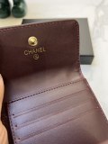 シャネル財布CHANEL 2023新作 フラップ三つ折り財布
