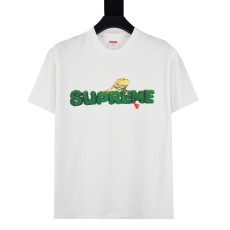 シュプリーム服Supreme 2023新作 リザード 環境保護 グリーンプラント LOGO 半袖Tシャツ