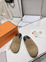 エルメス靴HERMES 2023新作 カップルモデル ミューラー ハーフドラッグ バオトウ ビルケンシュトック スリッパ