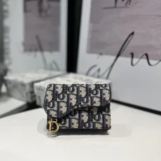 ディオール財布DIOR 2023新作 S5644 高級サドル 5連カードホルダー