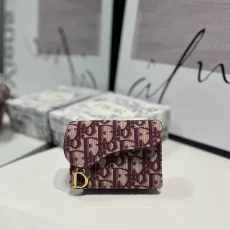 ディオール財布DIOR 2023新作 S5611 ハイクオリティ サドル フリップカードホルダー