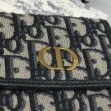 ディオール財布DIOR 2023新作 S2057 高級感のあるブループリントのカードホルダー
