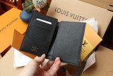 ルイヴィトン財布LOUIS VUITTON 2023新作 M64501 ブラック シルク印刷 高級パスポートホルダー
