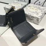 ディオール財布DIOR 2023新作 S2057 高級感のあるブループリントのカードホルダー