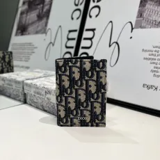 ディオール財布DIOR 2023新作 CH138 ハイクオリティ メンズ 二つ折りカードホルダー