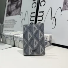 ディオール財布DIOR 2023新作 CH138 メンズ 高級 二つ折り カードホルダー