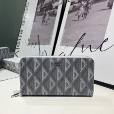 ディオール財布DIOR 2023新作 5537 上質ダイヤ柄クラッチ