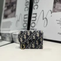 ディオール財布DIOR 2023新作 S5610 ハイクオリティ サドル フリップカードホルダー