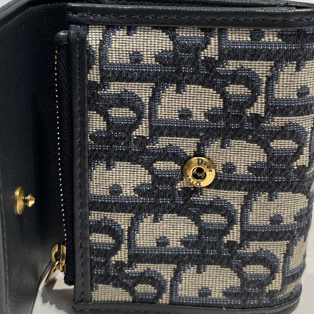 ディオール財布DIOR 2023新作 S2057 高級感のあるブループリントのカードホルダー